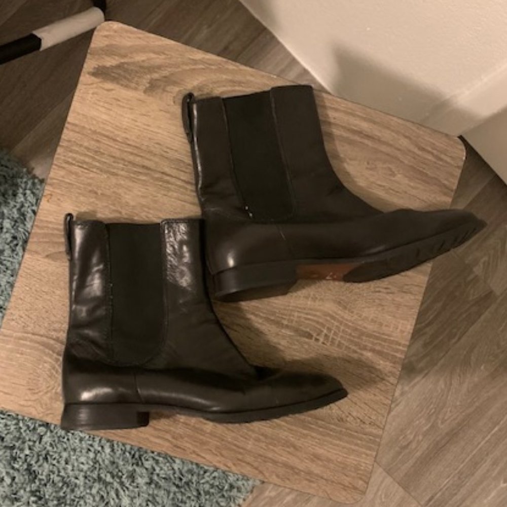 Cole Haan Nike Air Leather Chelsea Calf Boots